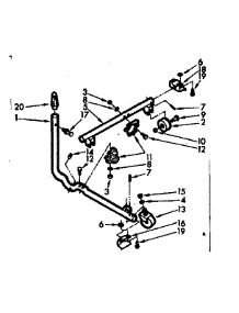 Caster Assembly parts for Kenmore Washer 110.6733406 (1106733406, 110 6733406) from AppliancePartsPros.com