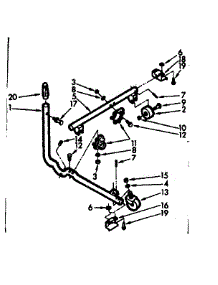 Caster Assembly parts for Kenmore Washer 110.6733408 (1106733408, 110 6733408) from AppliancePartsPros.com