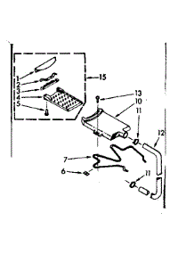 Filter Assembly parts for Kenmore Washer 110.6733408 (1106733408, 110 6733408) from AppliancePartsPros.com