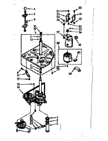 Drive System parts for Kenmore Washer 110.6733409 (1106733409, 110 6733409) from AppliancePartsPros.com