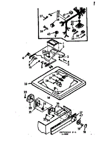 Top And Control Assembly parts for Kenmore Washer 110.6733410 (1106733410, 110 6733410) from AppliancePartsPros.com