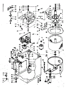 Machine Sub-Assembly parts for Kenmore Washer 110.6914853 (1106914853, 110 6914853) from AppliancePartsPros.com