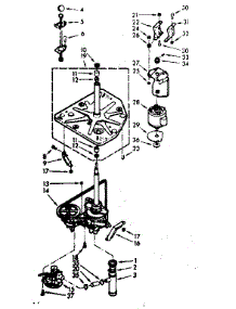 Drive System parts for Kenmore Washer 110.6915703 (1106915703, 110 6915703) from AppliancePartsPros.com