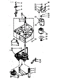 Drive System parts for Kenmore Washer 110.6915704 (1106915704, 110 6915704) from AppliancePartsPros.com