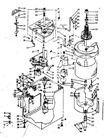Machine Sub-Assembly parts for Kenmore Washer 110.6915752 (1106915752, 110 6915752) from AppliancePartsPros.com