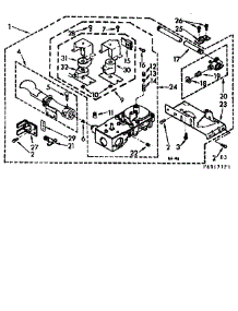 Burner Asm parts for Kenmore Dryer 110.6917723 (1106917723, 110 6917723) from AppliancePartsPros.com