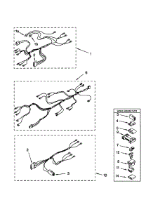 Wiring Harness parts for Kenmore Dryer 110.70012000 (11070012000, 110 70012000) from AppliancePartsPros.com