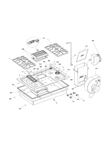 Main Top parts for Kenmore Cooktop 790.31123110 (79031123110, 790 31123110) from AppliancePartsPros.com