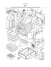 Body parts for Kenmore Range 790.32363417 (79032363417, 790 32363417) from AppliancePartsPros.com