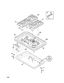 Cook Top parts for Kenmore Cooktop 790.32499800 (79032499800, 790 32499800) from AppliancePartsPros.com