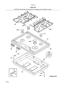 Maintop parts for Kenmore Cooktop 790.32533411 (79032533411, 790 32533411) from AppliancePartsPros.com