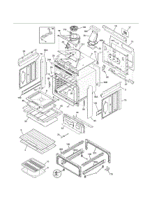 Body parts for Kenmore Range 790.32603310 (79032603310, 790 32603310) from AppliancePartsPros.com