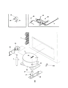System parts for Kenmore Freezer 253.18331002 (25318331002, 253 18331002) from AppliancePartsPros.com