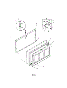 Door parts for Kenmore Freezer 253.18331890 (25318331890, 253 18331890) from AppliancePartsPros.com