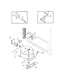 System parts for Kenmore Freezer 253.18331890 (25318331890, 253 18331890) from AppliancePartsPros.com