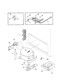 System parts for Kenmore Freezer 253.18351004 (25318351004, 253 18351004) from AppliancePartsPros.com