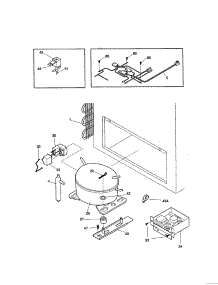 System parts for Kenmore Freezer 253.18351006 (25318351006, 253 18351006) from AppliancePartsPros.com