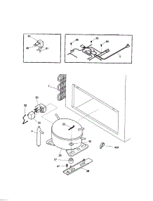 System parts for Kenmore Freezer 253.19321004 (25319321004, 253 19321004) from AppliancePartsPros.com