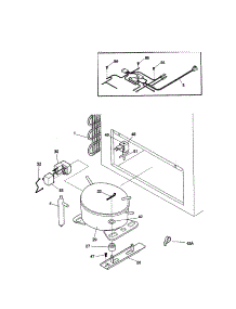 System parts for Kenmore Freezer 253.19531994 (25319531994, 253 19531994) from AppliancePartsPros.com