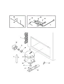 System parts for Kenmore Freezer 253.19701991 (25319701991, 253 19701991) from AppliancePartsPros.com