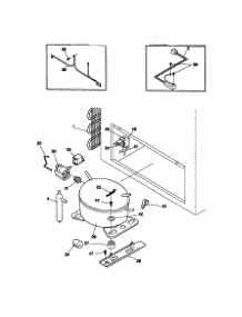 System parts for Kenmore Freezer 253.19821990 (25319821990, 253 19821990) from AppliancePartsPros.com