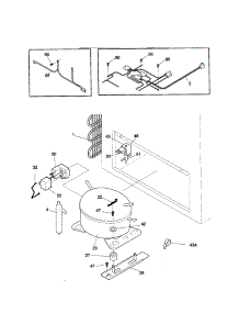 System parts for Kenmore Freezer 253.19821992 (25319821992, 253 19821992) from AppliancePartsPros.com