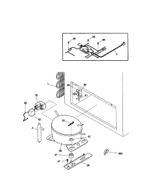 System parts for Kenmore Freezer 253.19821995 (25319821995, 253 19821995) from AppliancePartsPros.com