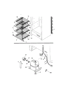System parts for Kenmore Freezer 253.20211002 (25320211002, 253 20211002) from AppliancePartsPros.com