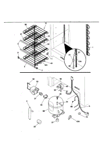 System parts for Kenmore Freezer 253.20402000 (25320402000, 253 20402000) from AppliancePartsPros.com