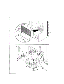 System parts for Kenmore Freezer 253.21021100 (25321021100, 253 21021100) from AppliancePartsPros.com