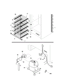 System parts for Kenmore Freezer 253.21111102 (25321111102, 253 21111102) from AppliancePartsPros.com