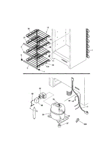 System parts for Kenmore Freezer 253.21211100 (25321211100, 253 21211100) from AppliancePartsPros.com