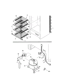 System parts for Kenmore Freezer 253.21711100 (25321711100, 253 21711100) from AppliancePartsPros.com