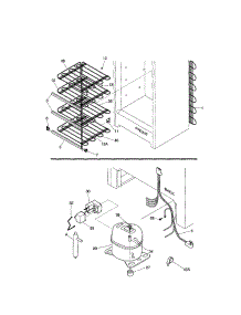 System parts for Kenmore Freezer 253.21711101 (25321711101, 253 21711101) from AppliancePartsPros.com