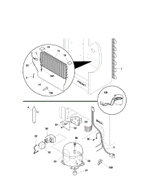 System parts for Kenmore Freezer 253.21721103 (25321721103, 253 21721103) from AppliancePartsPros.com