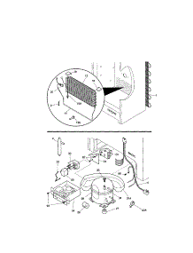 System parts for Kenmore Freezer 253.21741101 (25321741101, 253 21741101) from AppliancePartsPros.com