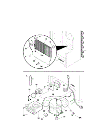 System parts for Kenmore Freezer 253.21741102 (25321741102, 253 21741102) from AppliancePartsPros.com