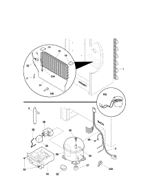 System parts for Kenmore Freezer 253.21741103 (25321741103, 253 21741103) from AppliancePartsPros.com