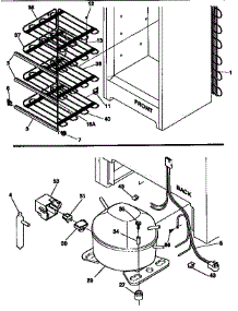 System parts for Kenmore Freezer 253.9262011 (2539262011, 253 9262011) from AppliancePartsPros.com