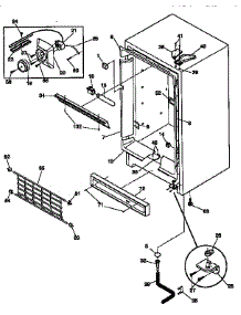 Liner Parts parts for Kenmore Freezer 253.9264110 (2539264110, 253 9264110) from AppliancePartsPros.com