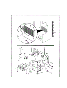System parts for Kenmore Freezer 253.9280415 (2539280415, 253 9280415) from AppliancePartsPros.com