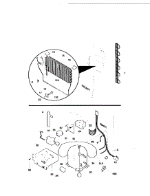 System parts for Kenmore Freezer 253.9280812 (2539280812, 253 9280812) from AppliancePartsPros.com