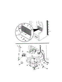 System parts for Kenmore Freezer 253.9287214 (2539287214, 253 9287214) from AppliancePartsPros.com