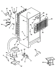 Unit parts for Kenmore Refrigerator 253.9301791 (2539301791, 253 9301791) from AppliancePartsPros.com