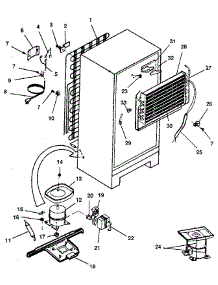 Unit parts for Kenmore Refrigerator 253.9305063 (2539305063, 253 9305063) from AppliancePartsPros.com