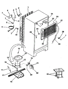 Unit parts for Kenmore Refrigerator 253.9305082 (2539305082, 253 9305082) from AppliancePartsPros.com