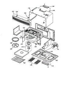 Oven Cavity parts for Kenmore Microwave 363.63672201 (36363672201, 363 63672201) from AppliancePartsPros.com
