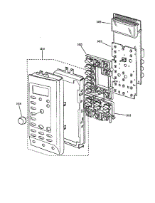 Smart Board Assembly parts for Kenmore Microwave 363.63672201 (36363672201, 363 63672201) from AppliancePartsPros.com