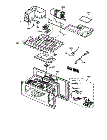 Interior Ii parts for Kenmore Microwave 363.63672201 (36363672201, 363 63672201) from AppliancePartsPros.com