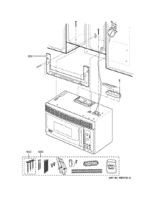 Installation Parts parts for Kenmore Microwave 363.63673200 (36363673200, 363 63673200) from AppliancePartsPros.com